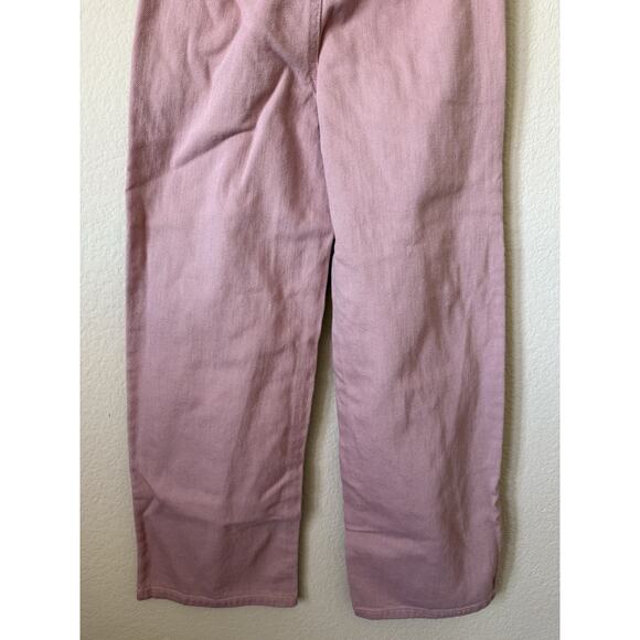 Vanilla Star Mauve High Rise Wide Leg Elastic Waist Girls Jeans Pants Size 12 - Picture 6 of 6